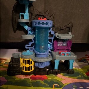 Gotham City Batcave Playset - Blue, Black, Yellow